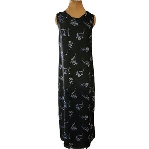 Outfit JPR Black Floral Maxi Dress‎ Women's Size Medium
